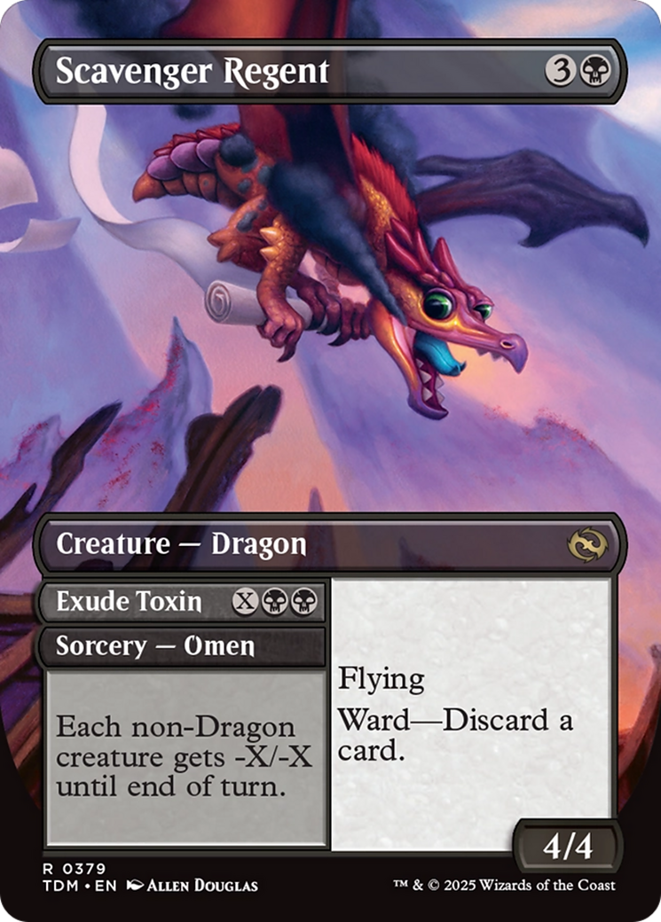 Scavenger Regent (Borderless) (TDM-379) - Tarkir: Dragonstorm (Borderless)