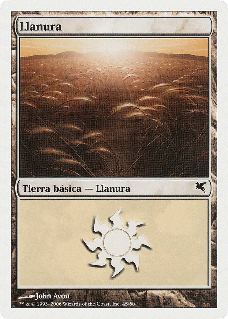 Plains (Spanish) - "Llanura" (G45) (PSAL-G45) - Salvat 2005