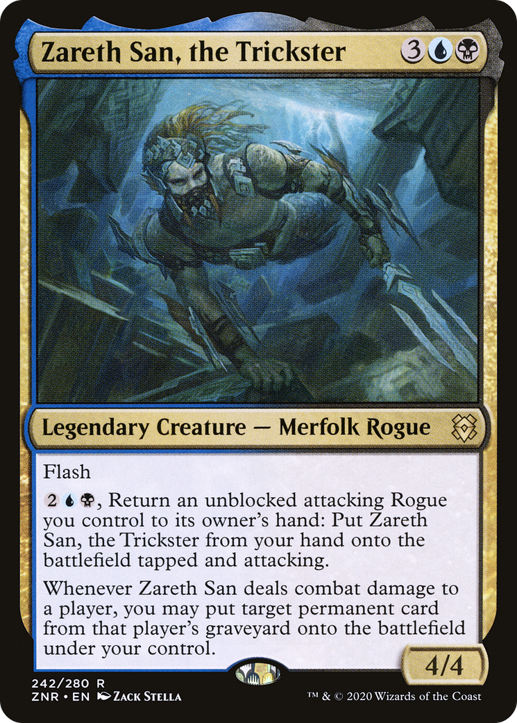 Zareth San, the Trickster (ZNR-242) - Zendikar Rising Foil