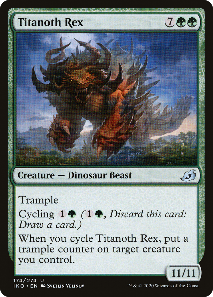 Titanoth Rex (IKO-174) - Ikoria: Lair of Behemoths Foil