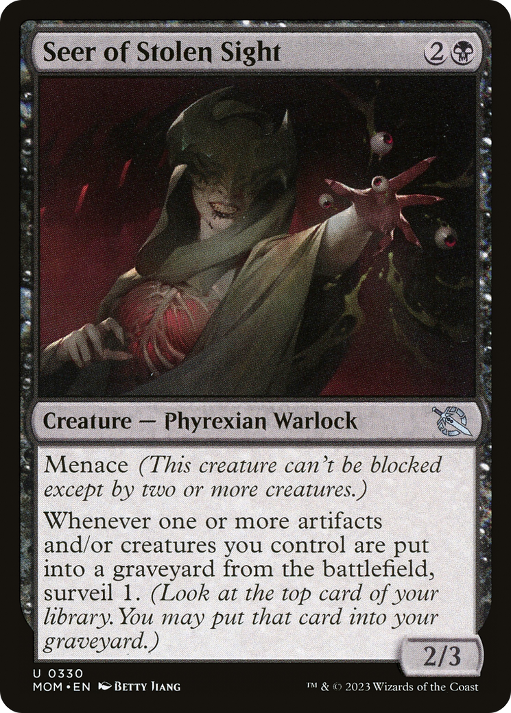 Seer of Stolen Sight (MOM-330) - March of the Machine Foil