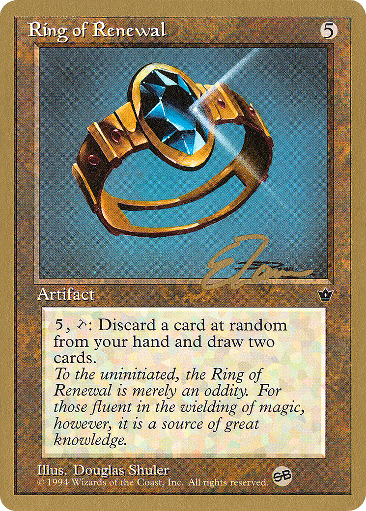 Ring of Renewal - 1996 Eric Tam (FEM) (SB) (WCD-) - Pro Tour Collector Set