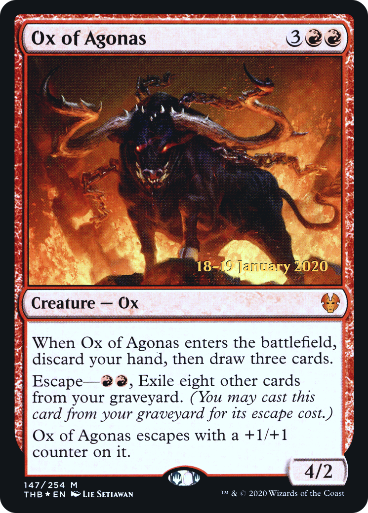 Ox of Agonas (PRE-147) - Theros Beyond Death Promos Foil
