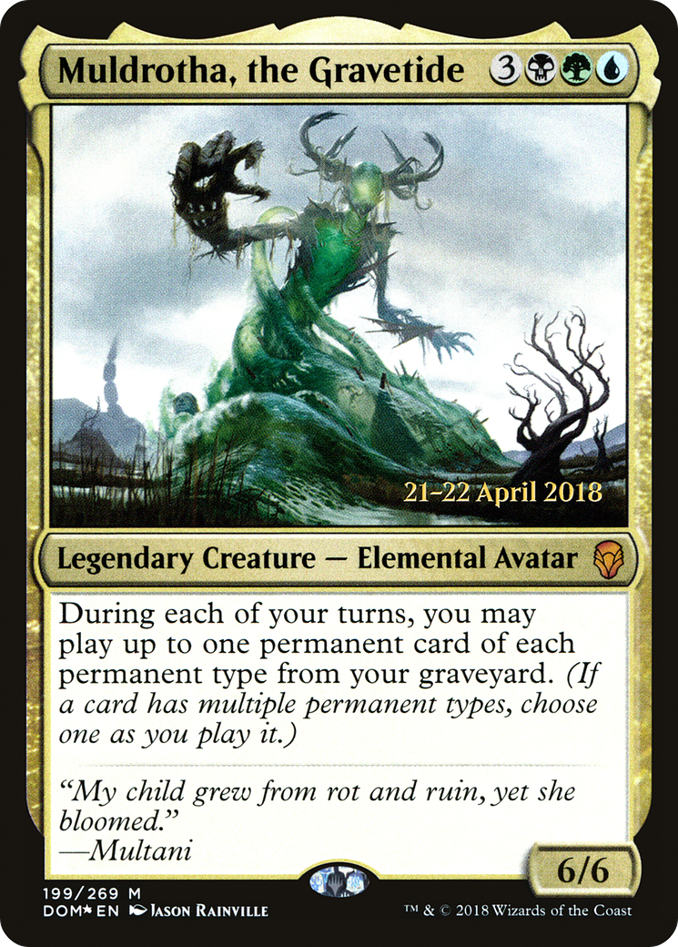 Muldrotha, the Gravetide (PRE-199) - Dominaria Promos Foil
