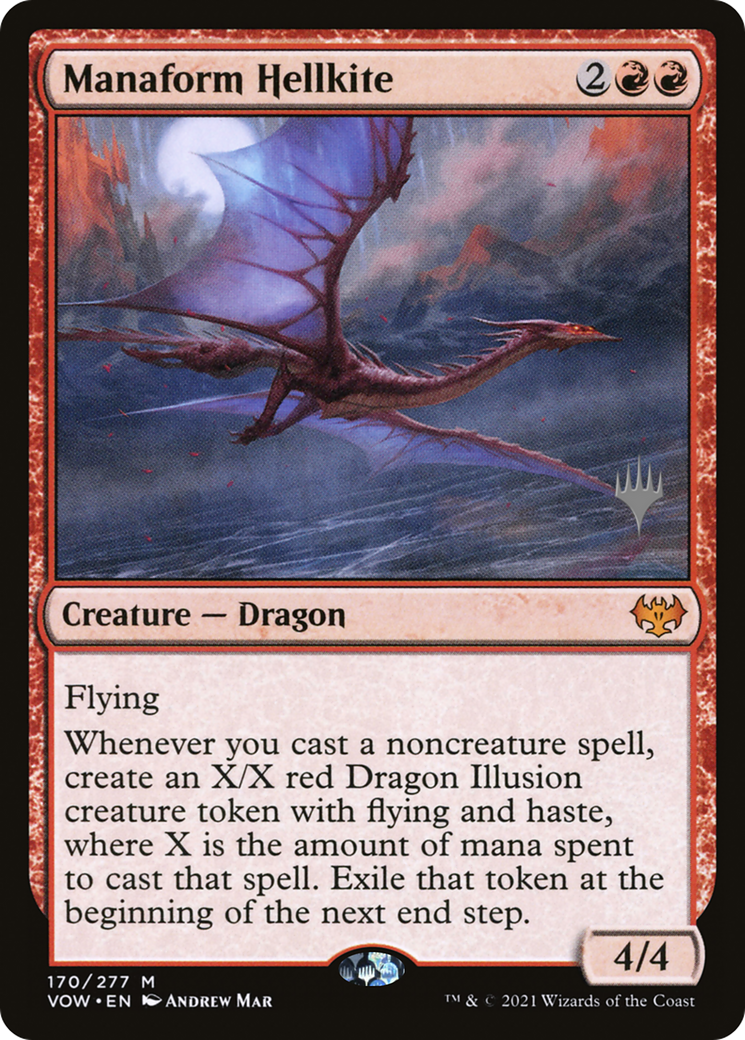 Manaform Hellkite (PPNEO-) - Innistrad: Crimson Vow Promos Foil