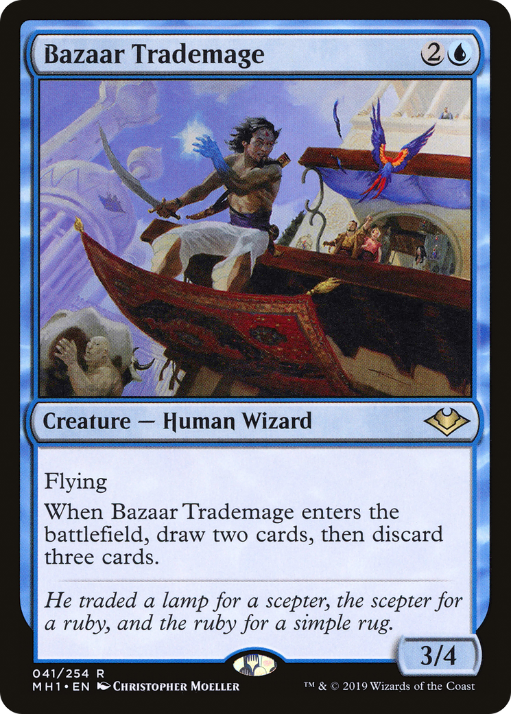 Bazaar Trademage (MH1-041) - Modern Horizons Foil
