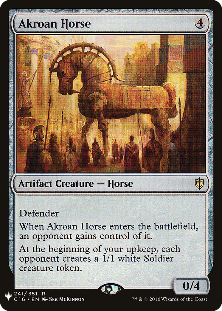 Akroan Horse (LIST-241) - The List