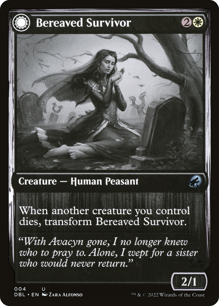 Bereaved Survivor (DBL-004) - Innistrad: Double Feature: (Double Faced Transform)