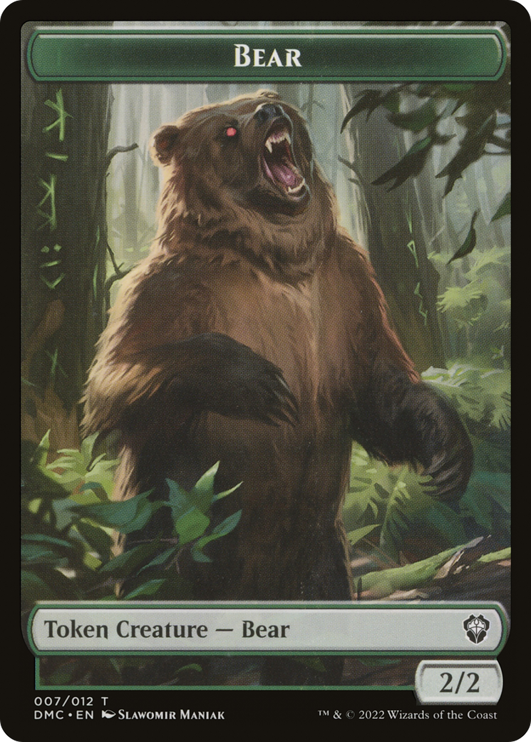 Bear (TDMC-007) - Dominaria United Commander Tokens Foil