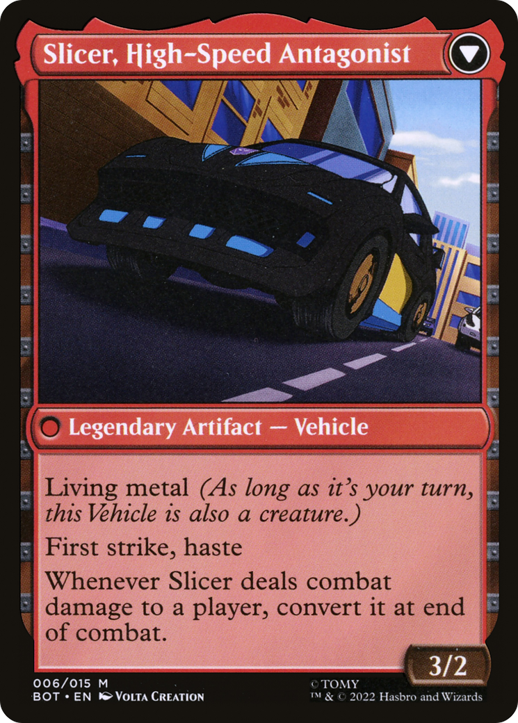 Slicer, Hired Muscle (BOT-006) - Transformers: (convertdfc)