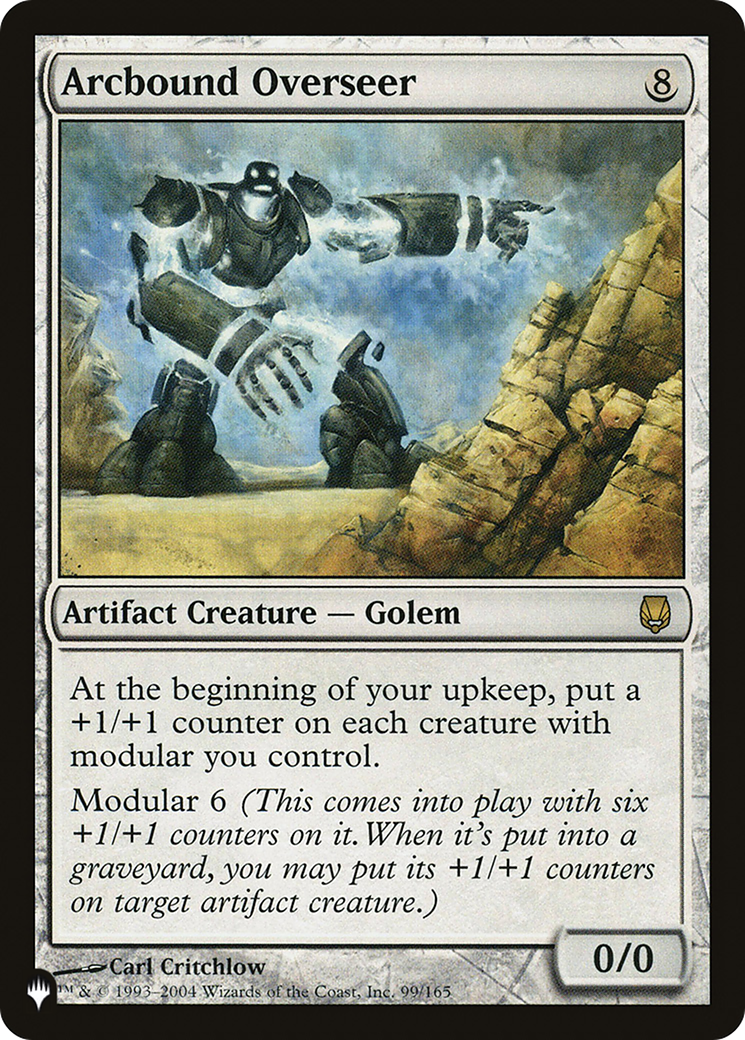 Arcbound Overseer (LIST-99/165) - The List