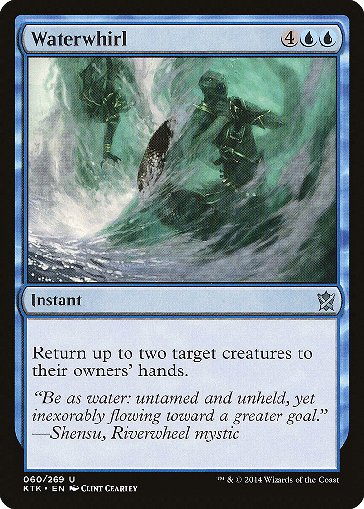 Waterwhirl (KTK-060) - Khans of Tarkir Foil