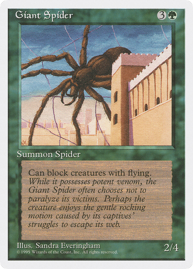 Giant Spider (4ED-) - Fourth Edition