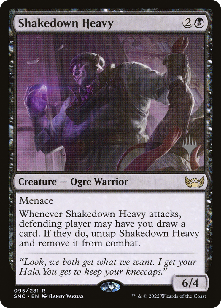 Shakedown Heavy (PPSNC-095) - Streets of New Capenna Promos Foil