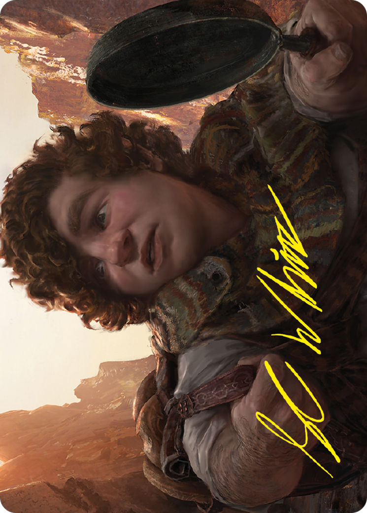 Sam, Loyal Attendant // Sam, Loyal Attendant (ALTR-058) - Tales of Middle-earth Art Series (Borderless)