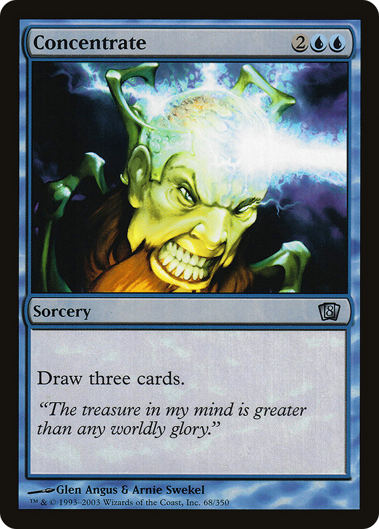 Concentrate (8ED-068) - 8th Edition Foil
