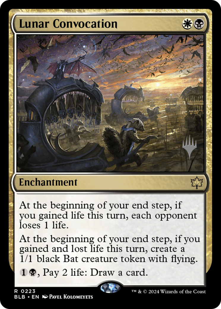 Lunar Convocation (PPBLB-223) - Bloomburrow Promos Foil