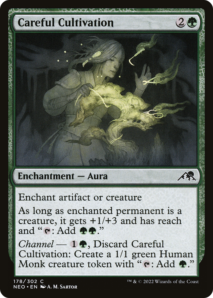 Careful Cultivation (NEO-178) - Kamigawa: Neon Dynasty Foil