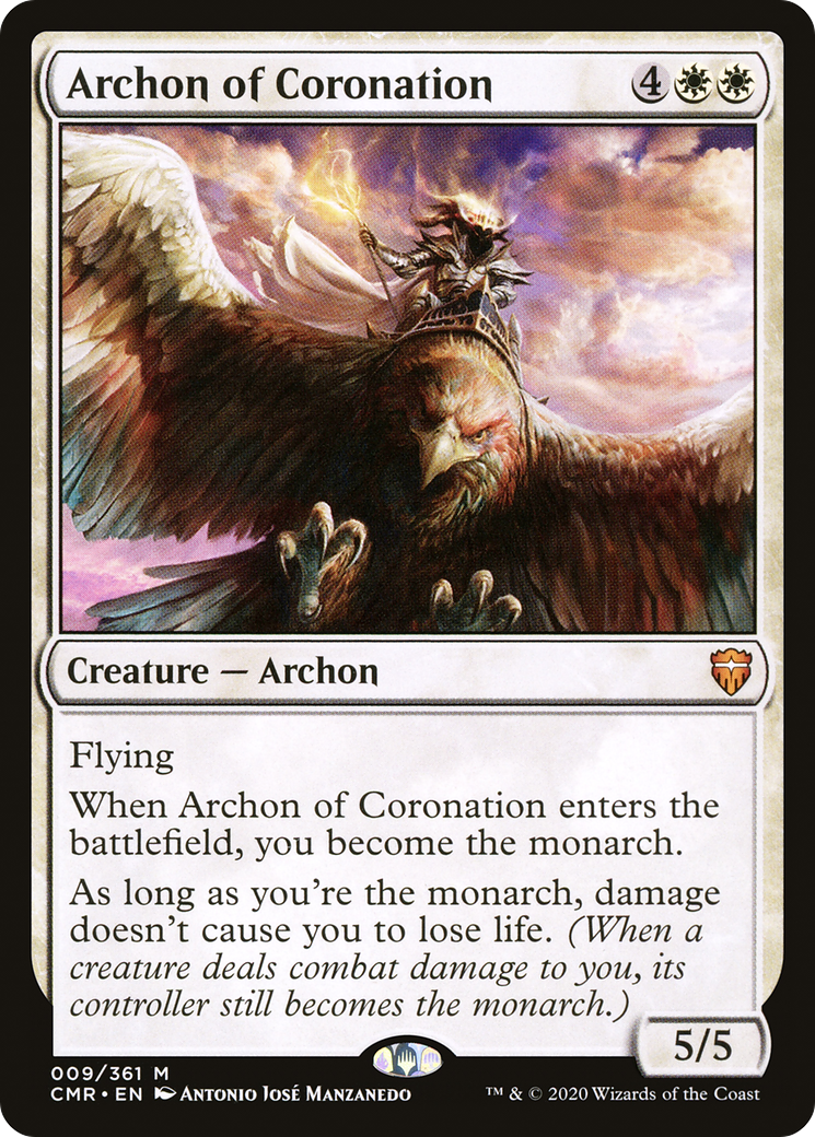 Archon of Coronation (CMR-009) - Commander Legends Foil