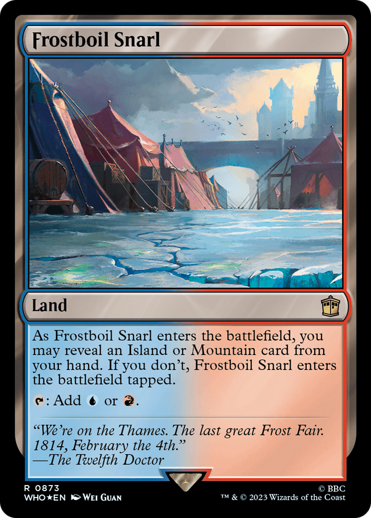 Frostboil Snarl (Surge Foil) (WHO-873) - Doctor Who Foil
