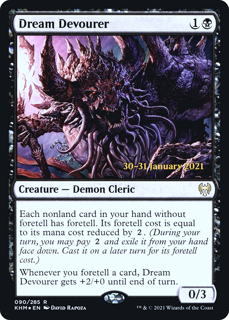 Dream Devourer (PRE-090) - Kaldheim Promos Foil