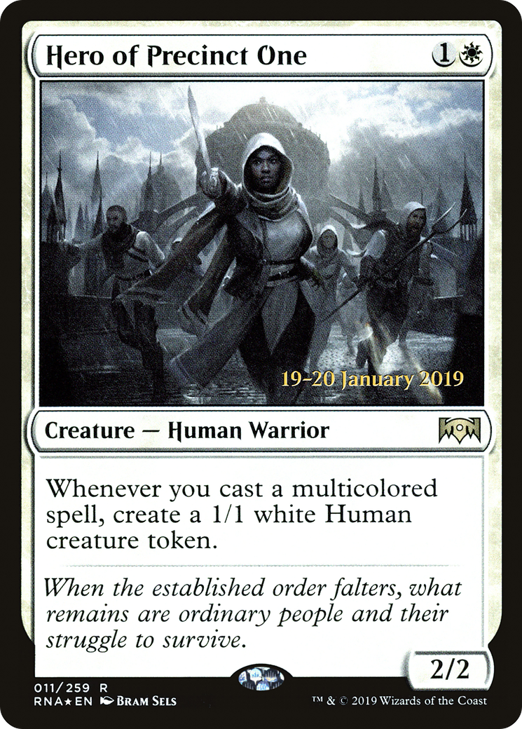 Hero of Precinct One (PRE-011) - Ravnica Allegiance Promos Foil