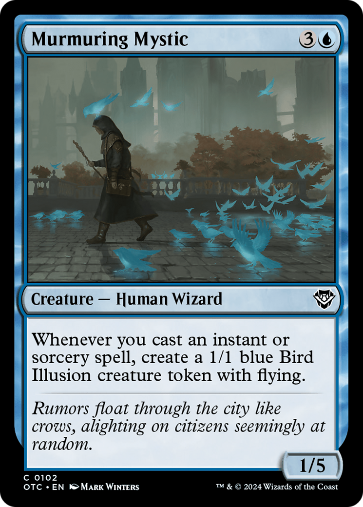Murmuring Mystic (OTC-102) - Outlaws of Thunder Junction Commander