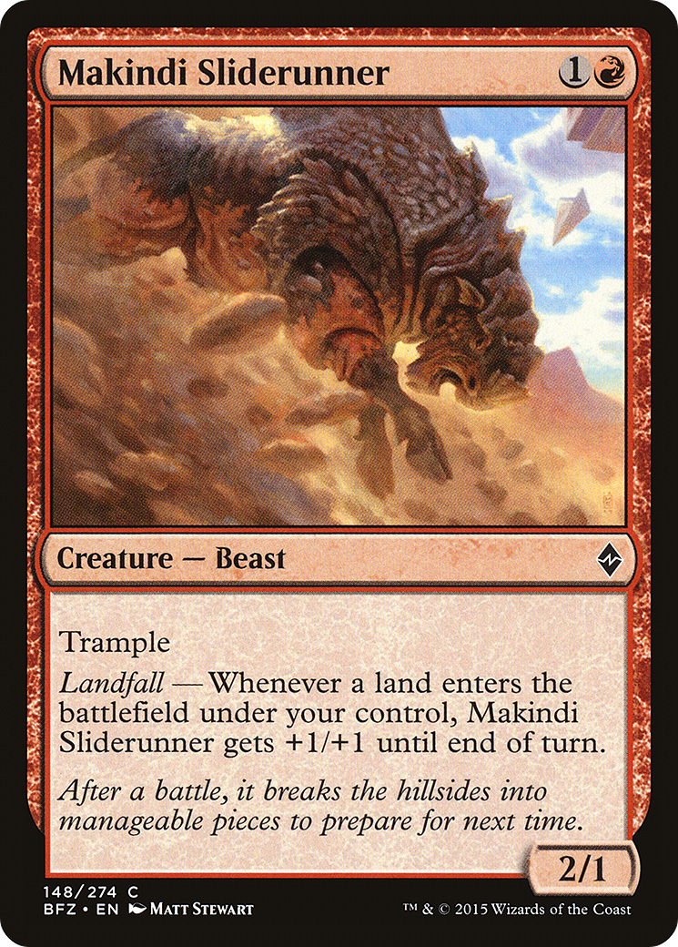 Makindi Sliderunner (BFZ-148) - Battle for Zendikar Foil