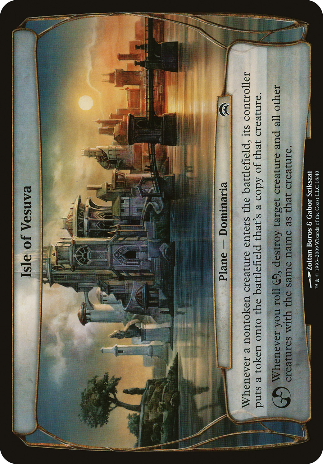 Isle of Vesuva (Planechase) (OVER-) - Planechase Planes