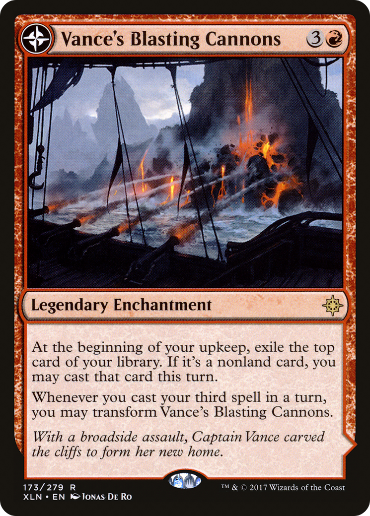 Vance's Blasting Cannons (XLN-173) - Ixalan: (compasslanddfc) Foil