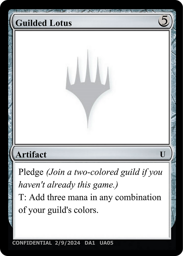 Guilded Lotus (UNK-UA05B) - Unknown Event