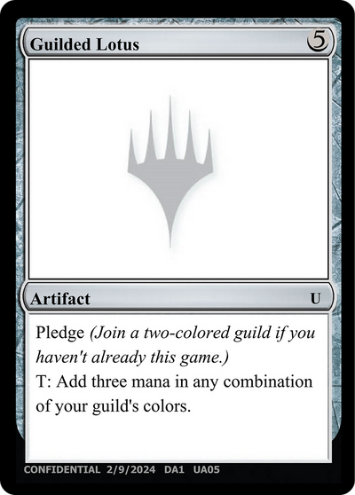 Guilded Lotus (UNK-UA05B) - Unknown Event