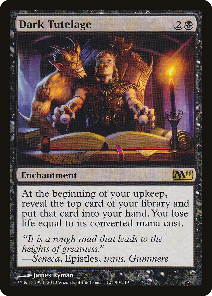 Dark Tutelage (M11-090) - Magic 2011 Foil