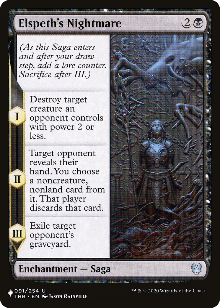 Elspeth's Nightmare (LIST-091/254) - The List