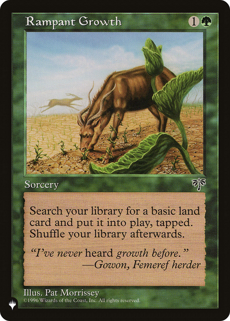 Rampant Growth (MIR) (LIST-) - The List