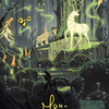 Primal Vigor // Primal Vigor (AWOE-074) - Wilds of Eldraine Art Series (Borderless) Foil