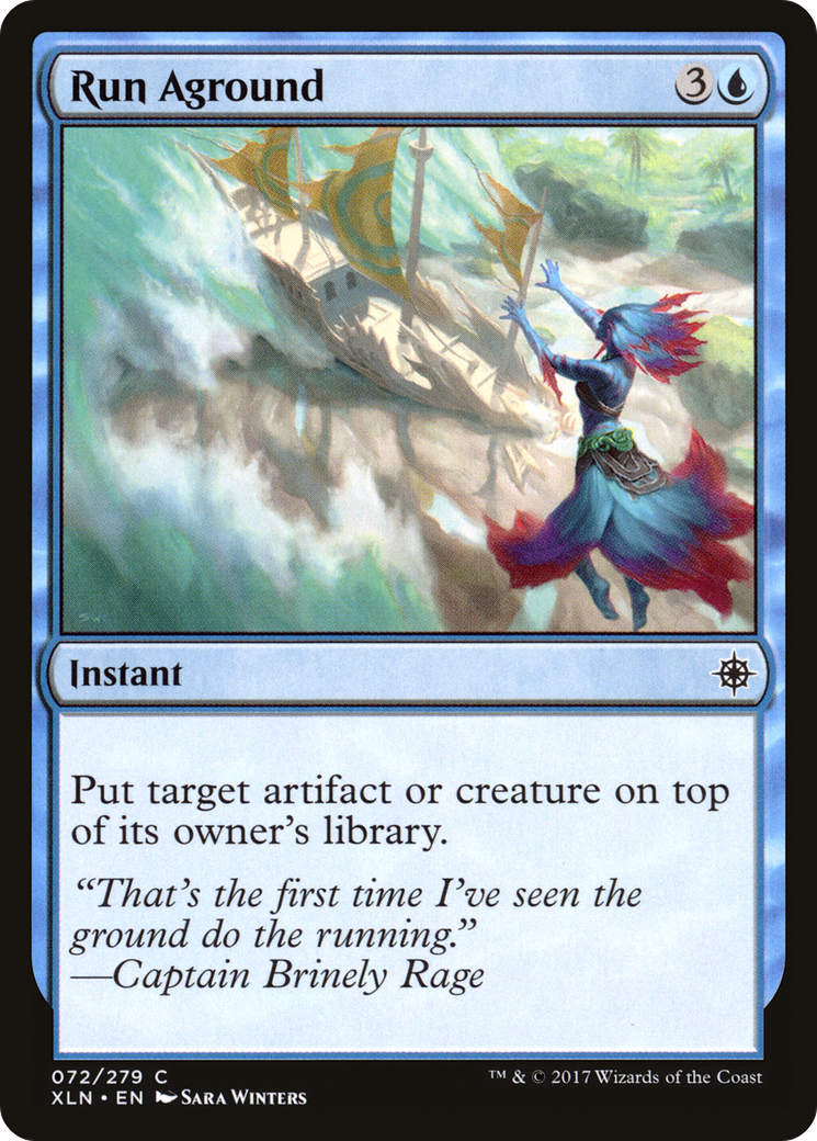 Run Aground (XLN-072) - Ixalan Foil