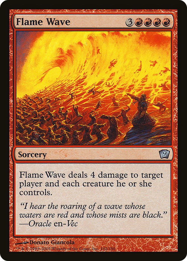 Flame Wave (9ED-182) - 9th Edition
