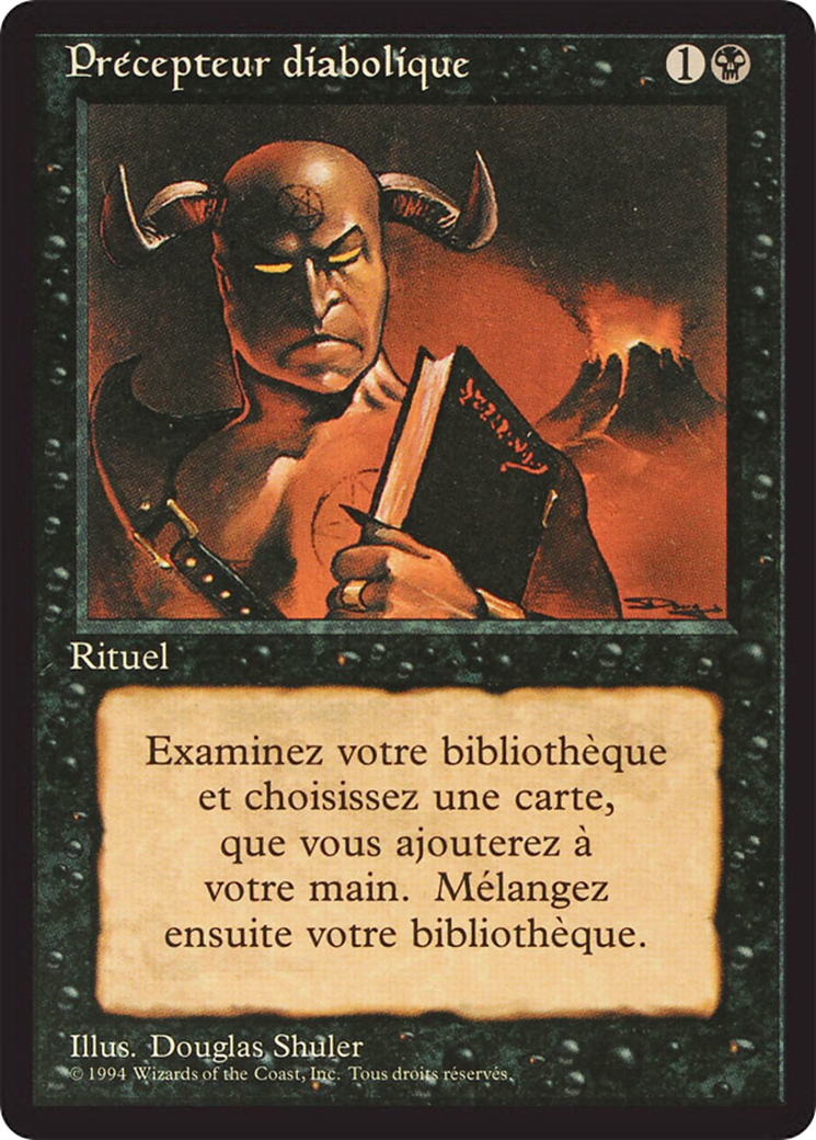 Demonic Tutor (FBB-) - Foreign Black Border