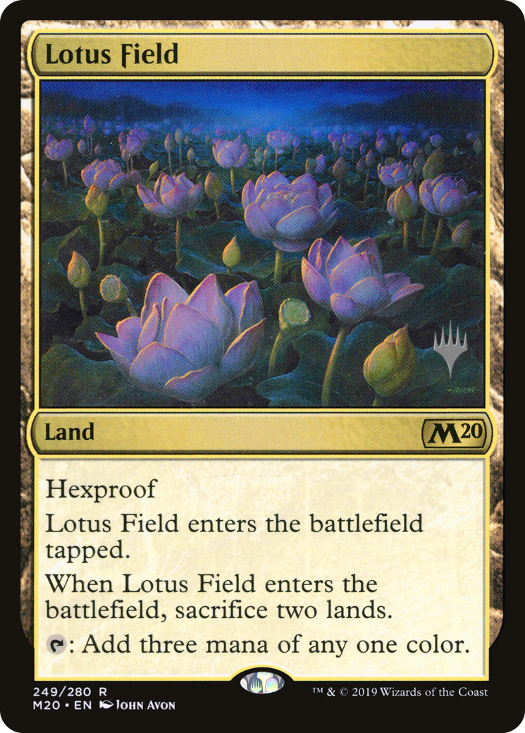 Lotus Field (PPM20-249) - Core Set 2020 Promos Foil