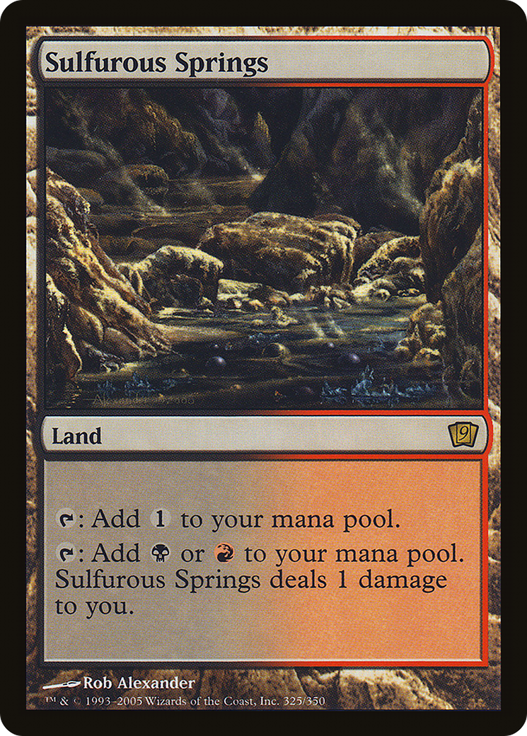 Sulfurous Springs (9ED-325) - 9th Edition