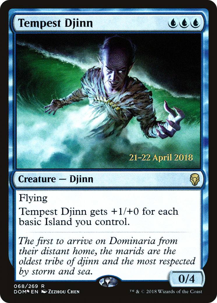 Tempest Djinn (PRE-068) - Dominaria Promos Foil