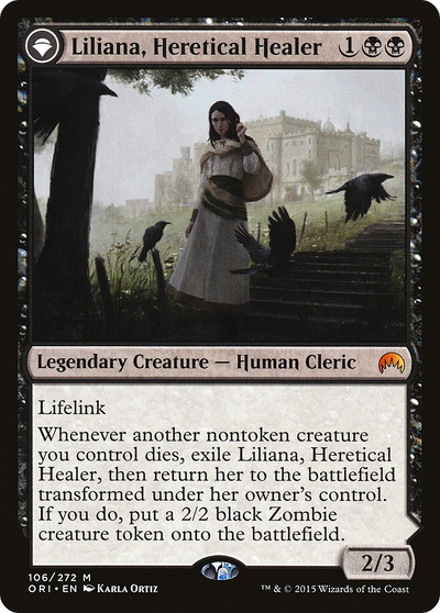 Liliana, Heretical Healer (ORI-106) - Magic Origins: (originpwdfc)