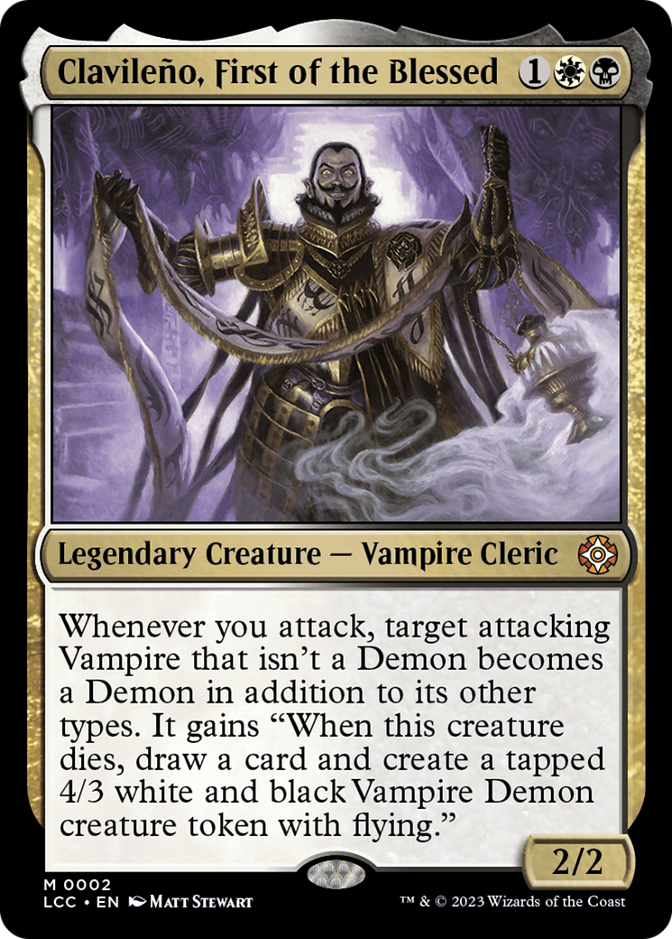 Clavileno, First of the Blessed (LCC-002) - The Lost Caverns of Ixalan Commander