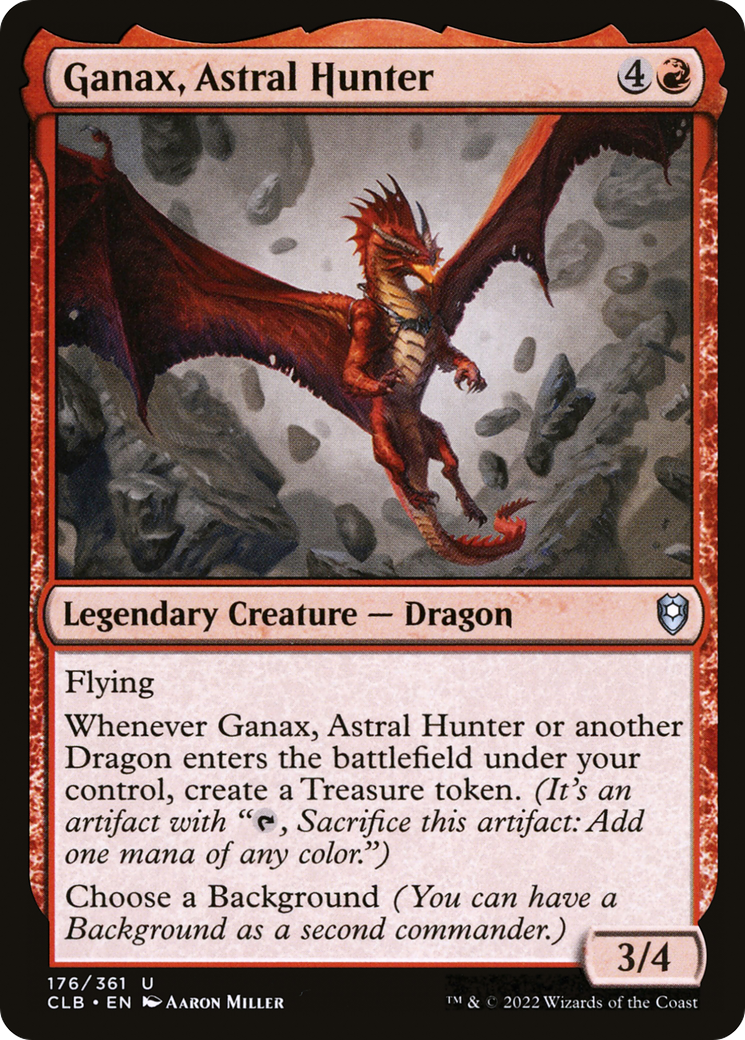 Ganax, Astral Hunter (CLB-176) - Commander Legends: Battle for Baldur's Gate Foil