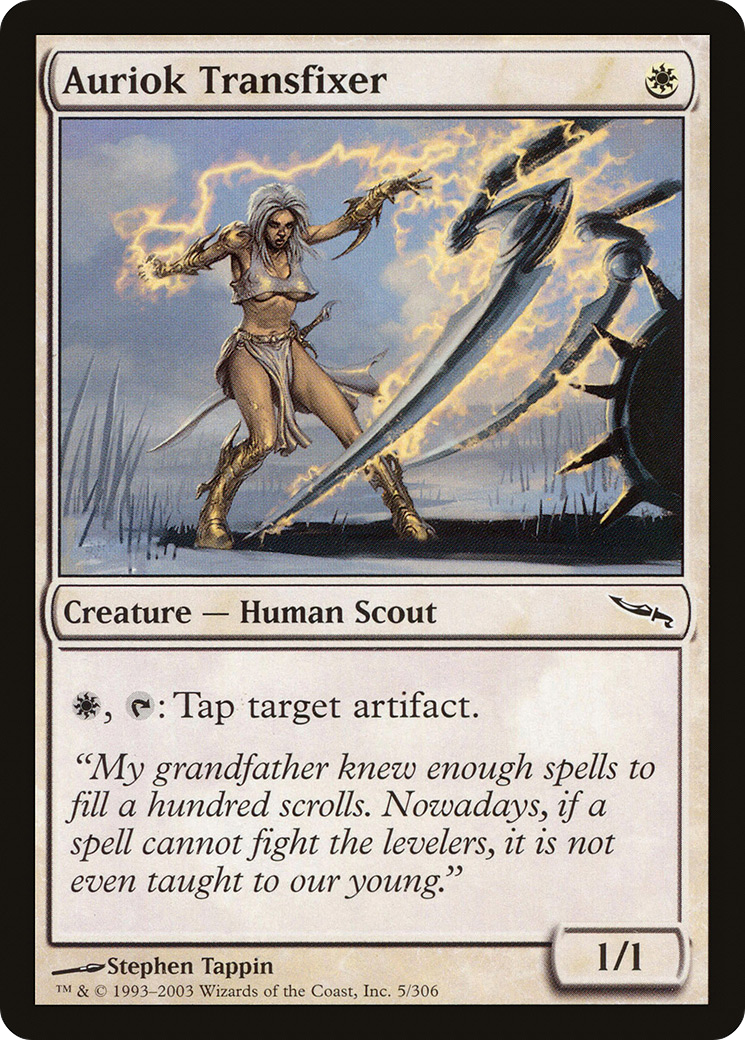 Auriok Transfixer (MRD-005) - Mirrodin Foil