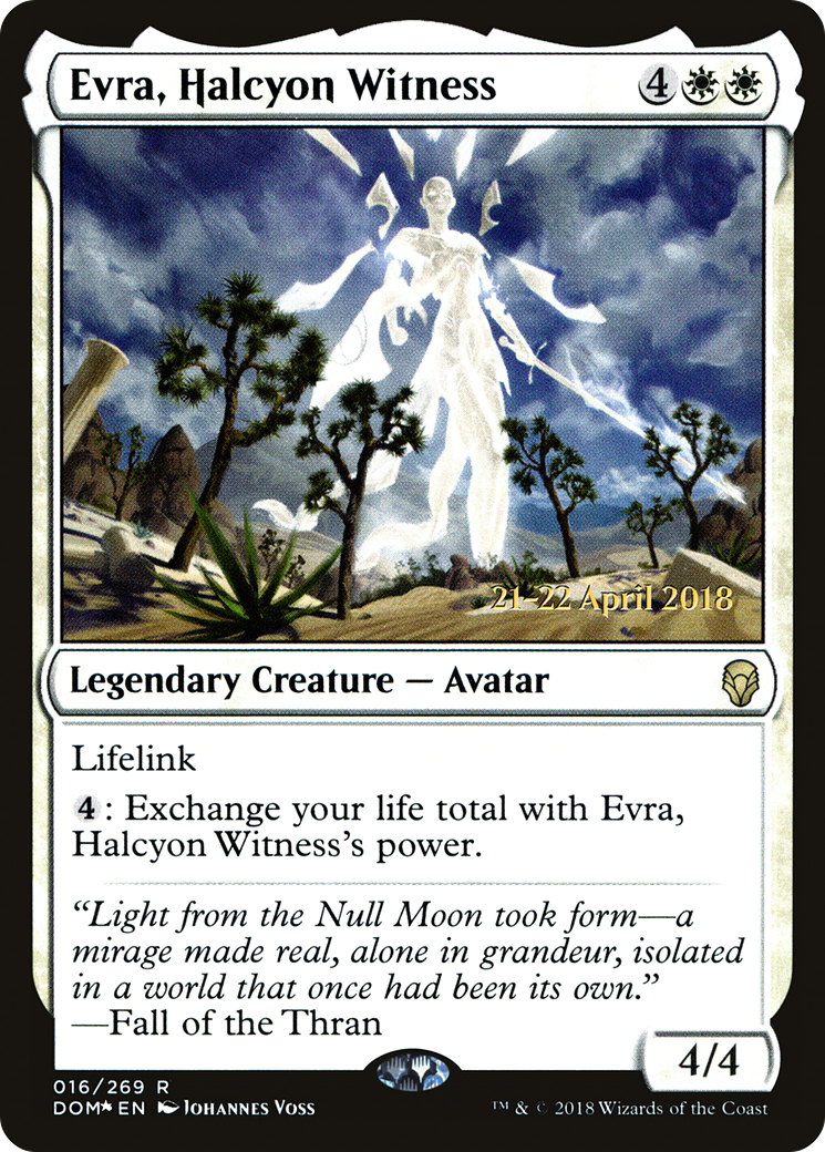 Evra, Halcyon Witness (PRE-016) - Dominaria Promos Foil