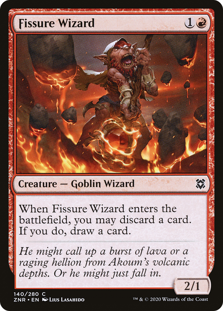 Fissure Wizard (ZNR-140) - Zendikar Rising