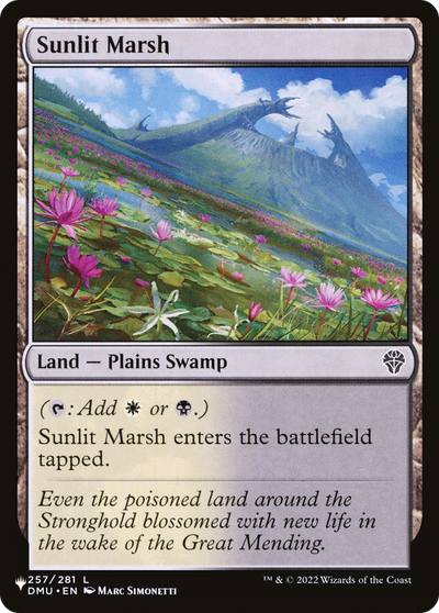 Sunlit Marsh (LIST-257/281) - The List
