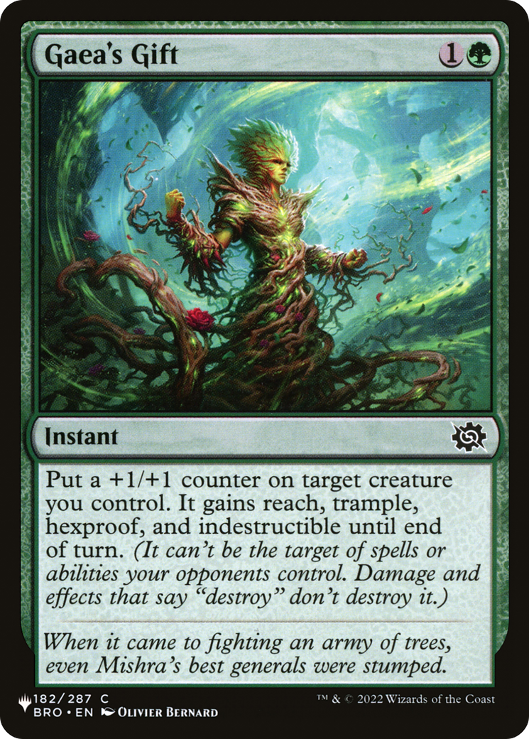 Gaea's Gift (LIST-182/012) - The List